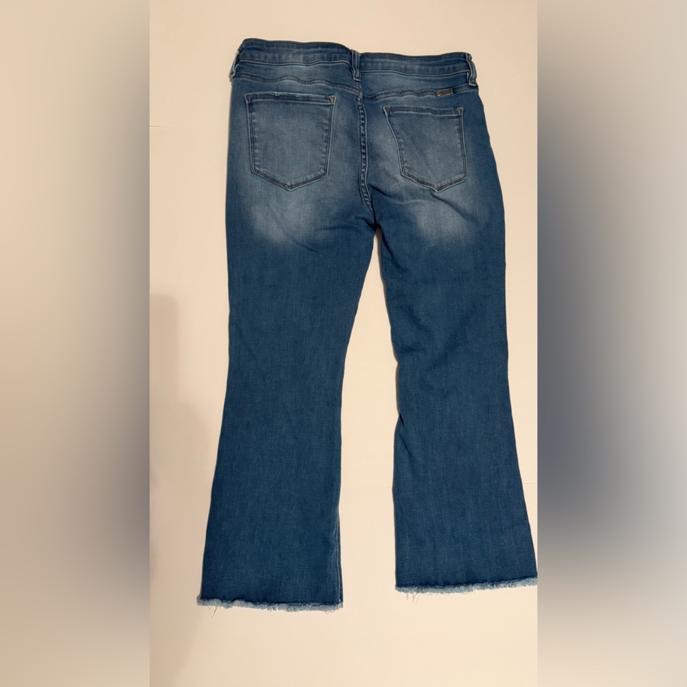 KanCan Blue Distressed Flare Jeans - Picture 4 of 9